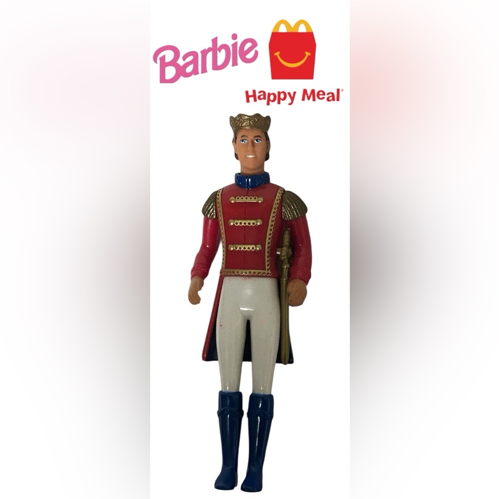 2001 BARBIE NUTCRACKER PRINCE CHARMING MCDONALDS VINTAGE HAPPY MEAL TOY